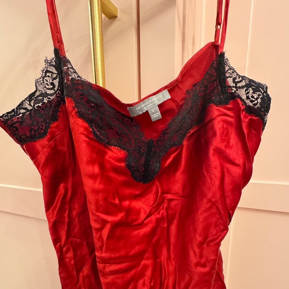 Neiman Marcus Silk Lace Camisole